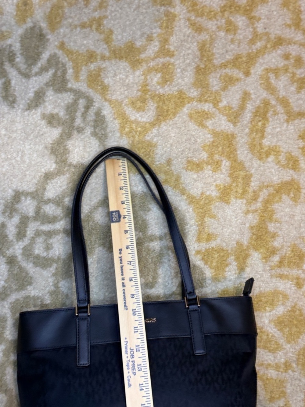 Michael Kors Black Morgan Large Top Full Zip Tote - Picture 15 of 16